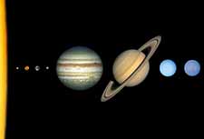 Illustration du système solaire